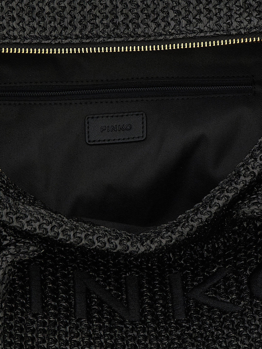 Pinko Beach Tote Bag - Black | 99788b96283dae3220c007ebad2f8d3f8ed270bb