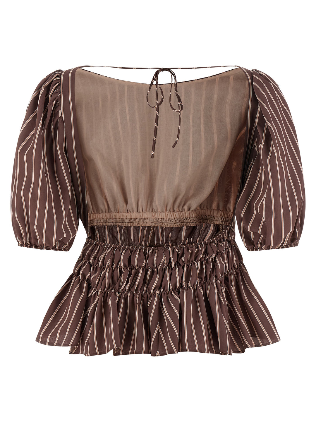 Pinko Jeanette Tops - Brown | b24193228d412e244e8eeffec365600a410c8967