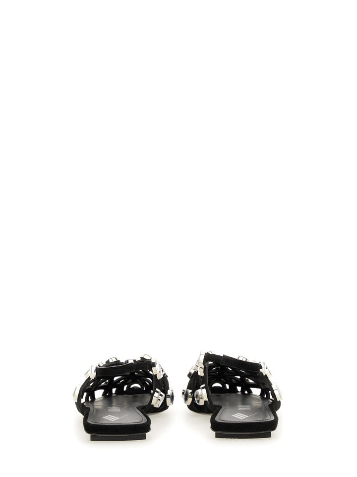 The Attico Flat Shoes - Black | Wanan Luxury