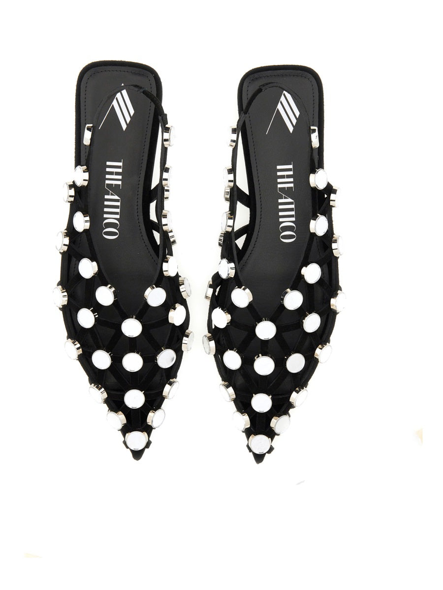 The Attico Flat Shoes - Black | Wanan Luxury