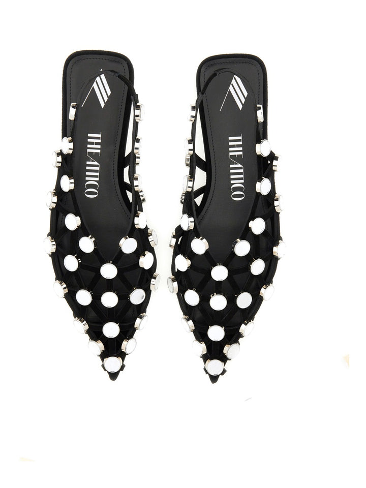 The Attico Flat Shoes - Black | Wanan Luxury