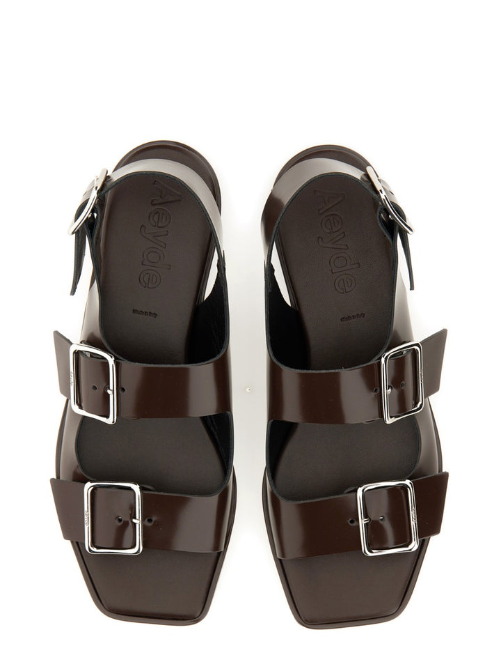 Aeyde Sandals - Brown | Wanan Luxury