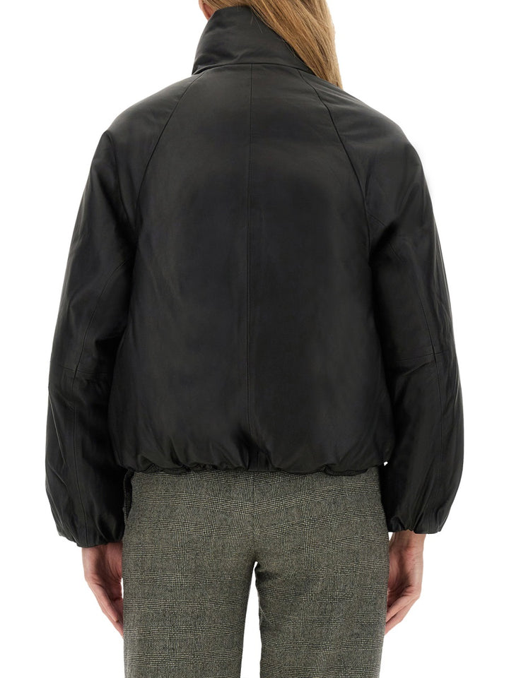 Alysi Leather Jackets - Black | Wanan Luxury