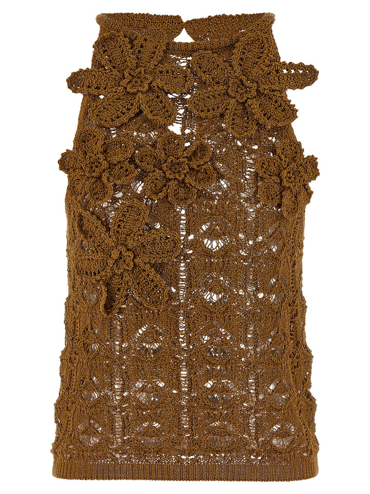 Pinko Nymphaea Tops - Brown | 1867db3928ce58230d1d8678f5f47df8b3193073