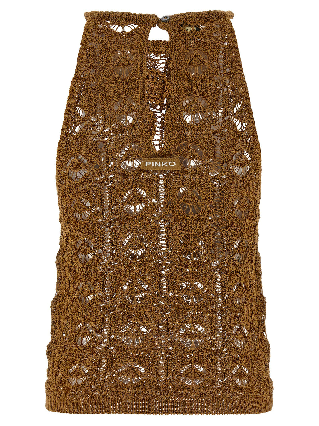 Pinko Nymphaea Tops - Brown | 195e198137e4293439e6c64715fe5db5ceee3732