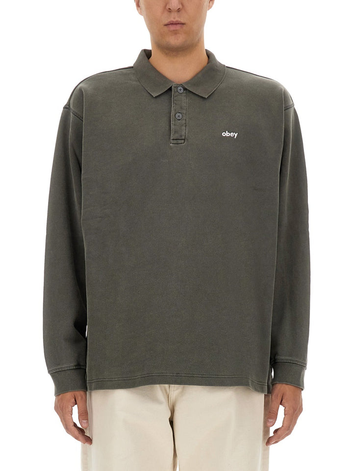 Obey Polo - Black | Wanan Luxury