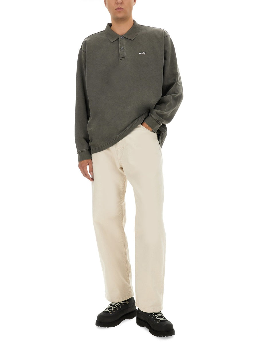 Obey Polo - Black | Wanan Luxury