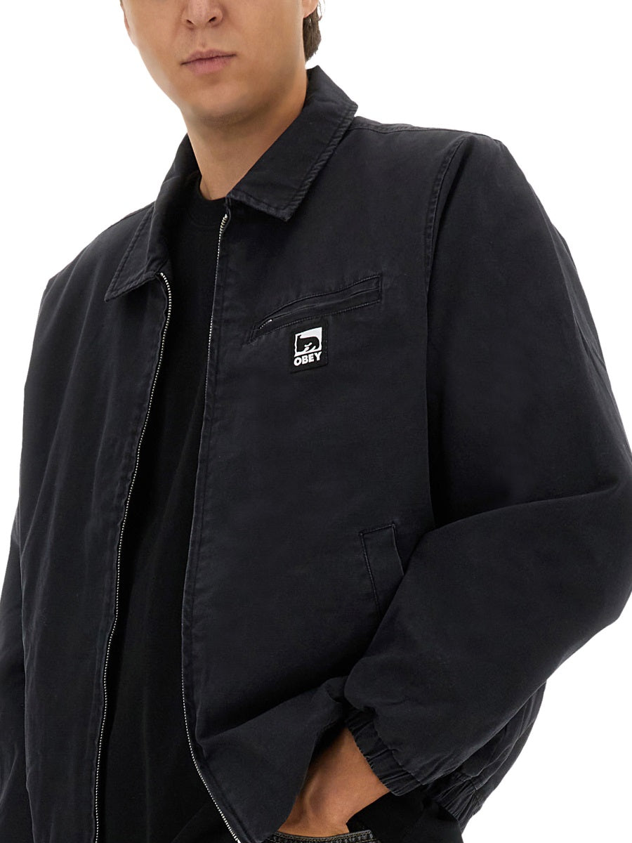 Obey Jackets - Black | Wanan Luxury