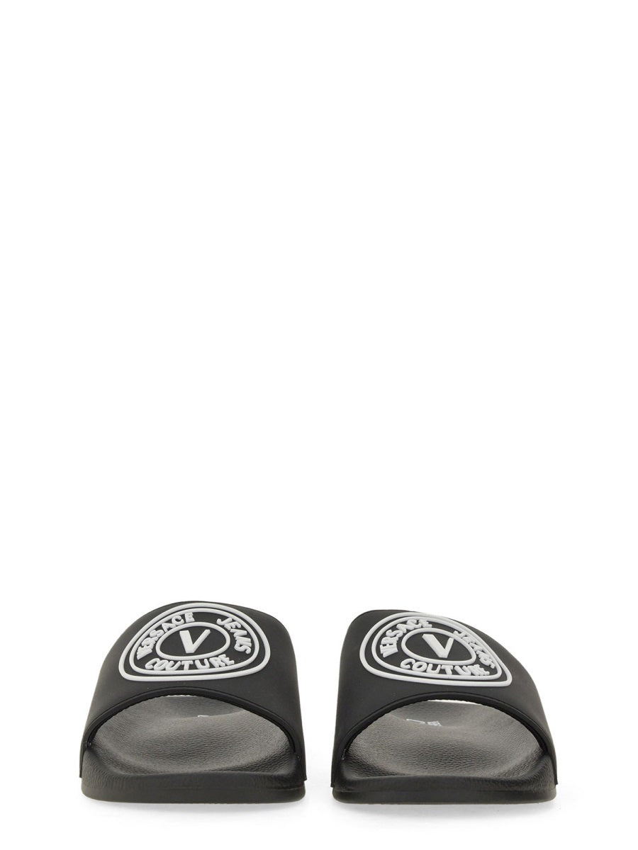 Versace Jeans Couture Sandals - Black | Wanan Luxury