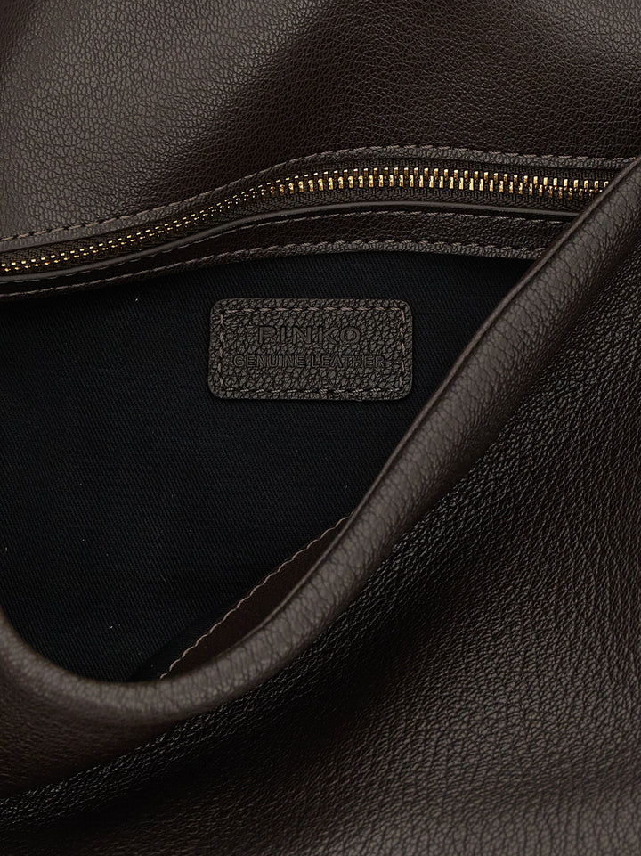 Pinko Love Birds Shoulder Bags - Brown | 44a8228eb97531250c82bb0cb6718fd15b078107