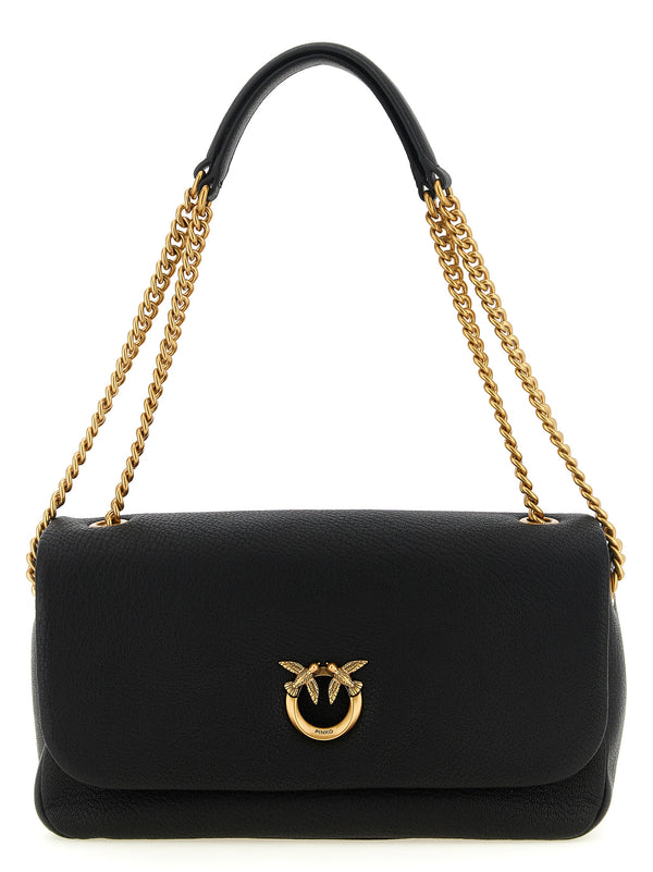 Love Birds Shoulder Bags Black