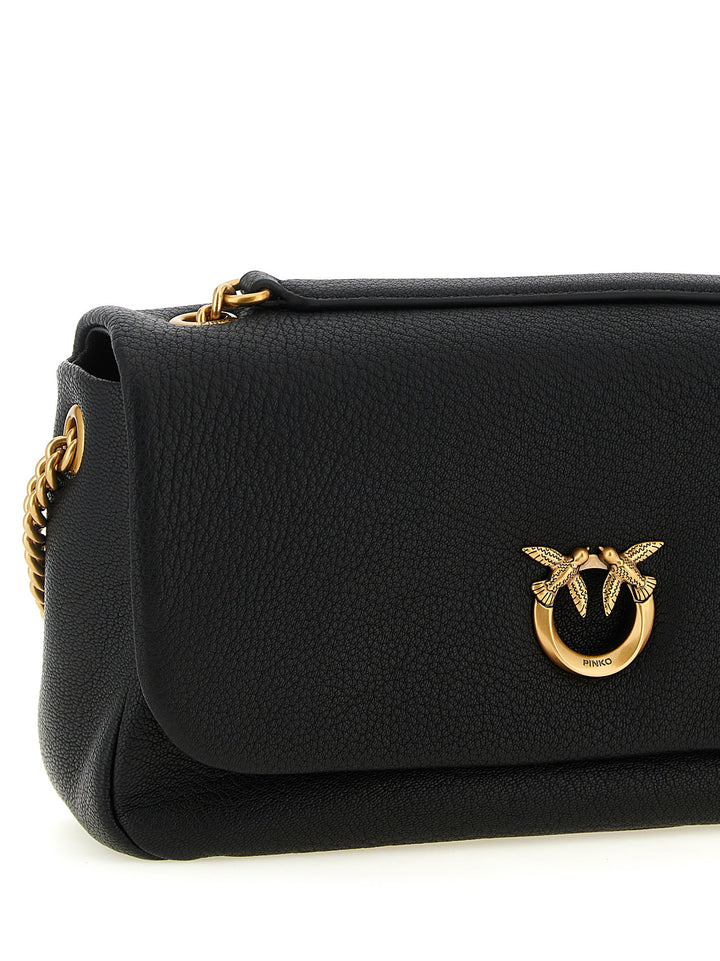 Pinko Love Birds Shoulder Bags - Black | 523c02f324c55c8a8b66e134d3e67c94a1dcf84c