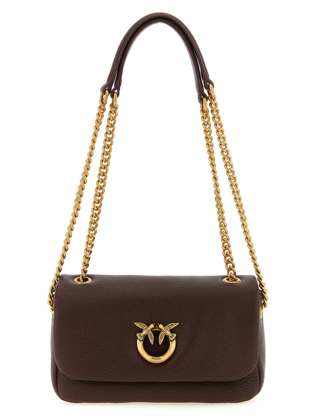 Pinko Love Birds Shoulder Bags - Brown | 59de58b3a8599ab8e7f0ed5894b932e7ebec3978