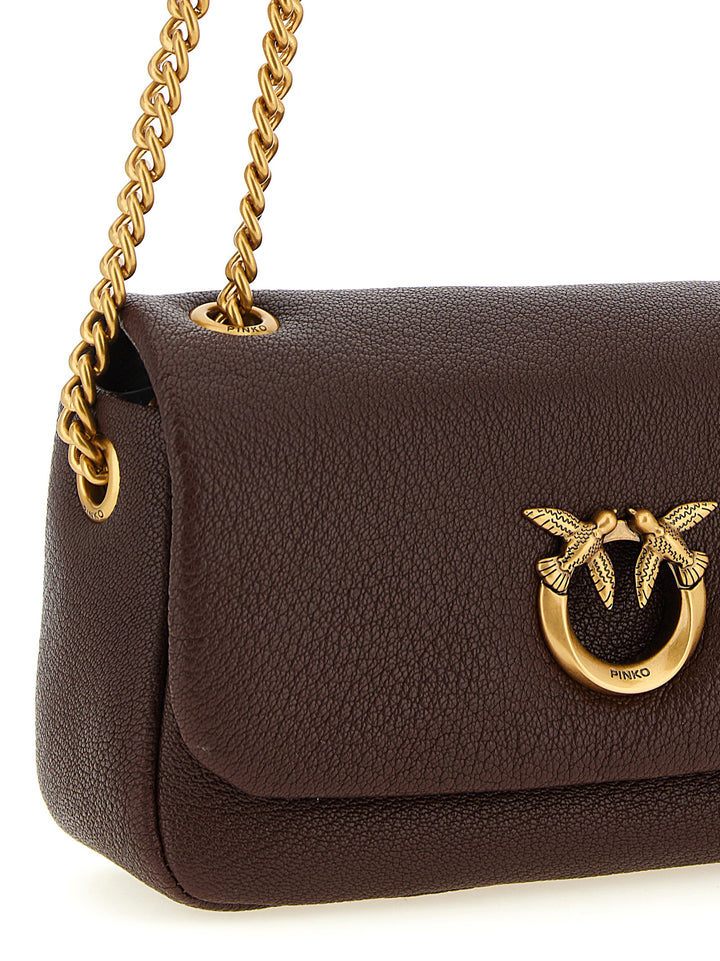 Pinko Love Birds Shoulder Bags - Brown | 09351aac085a4764e5895b4f7dcb0f2224ce1bd4