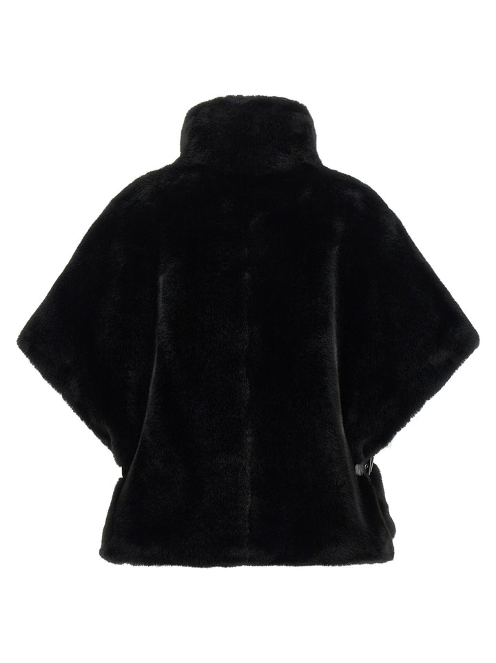 Pinko Cape Fur - Black | 8b5a57f7b30756bfb9487f81c1590dc49c835ed6