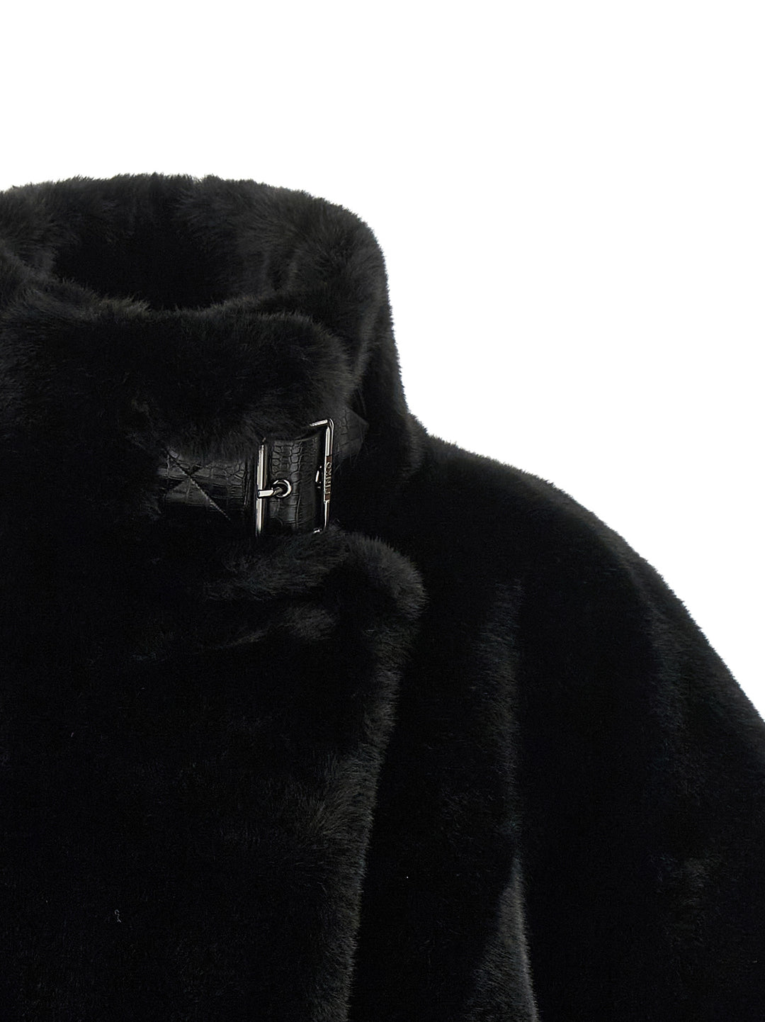 Pinko Cape Fur - Black | 9dd07c0ab241caf12aa0e0ce71a7f60777807cb6