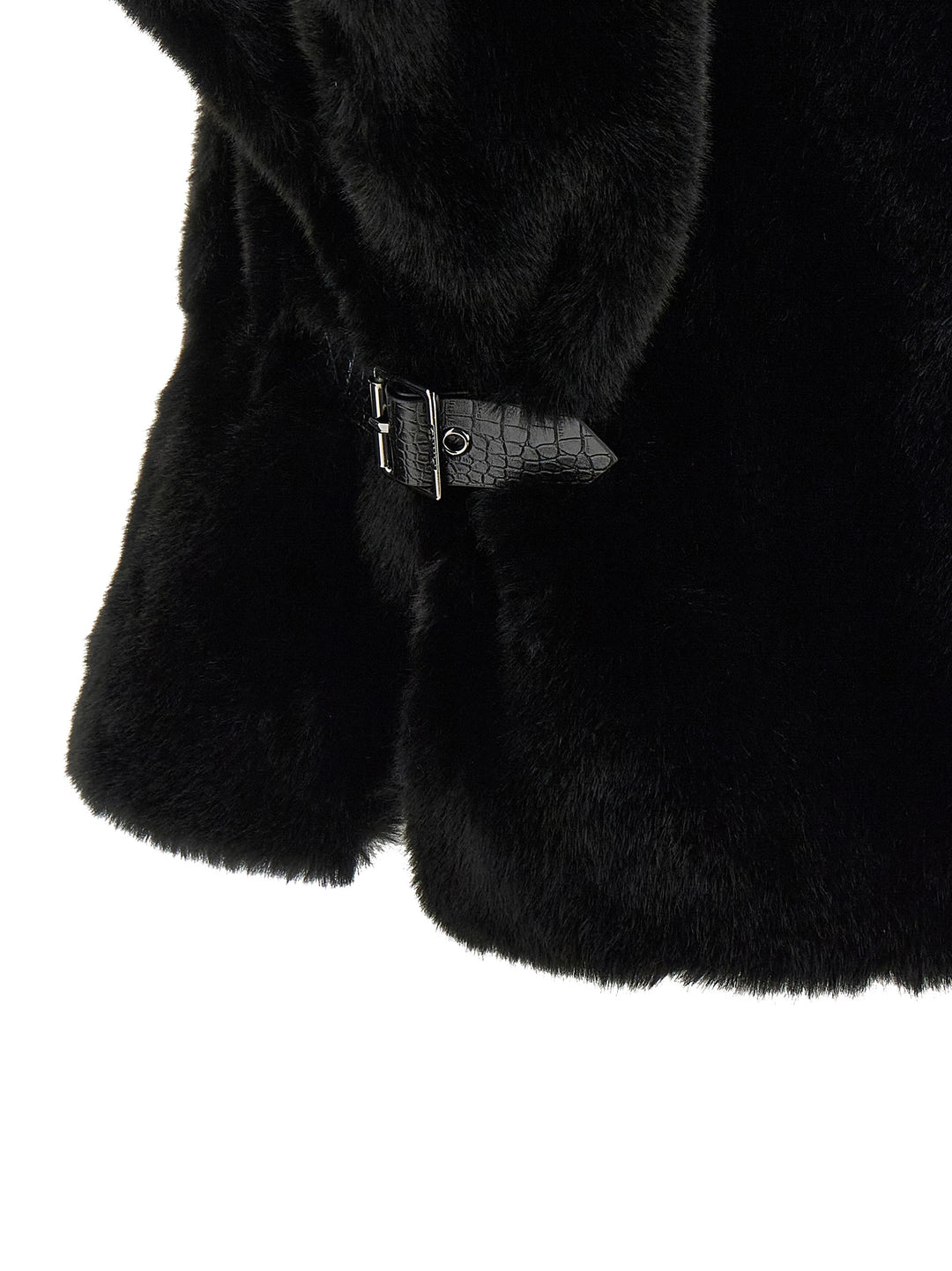 Pinko Cape Fur - Black | 66a5d86fbf12b1ea65e022ad3a510c4453d18f22