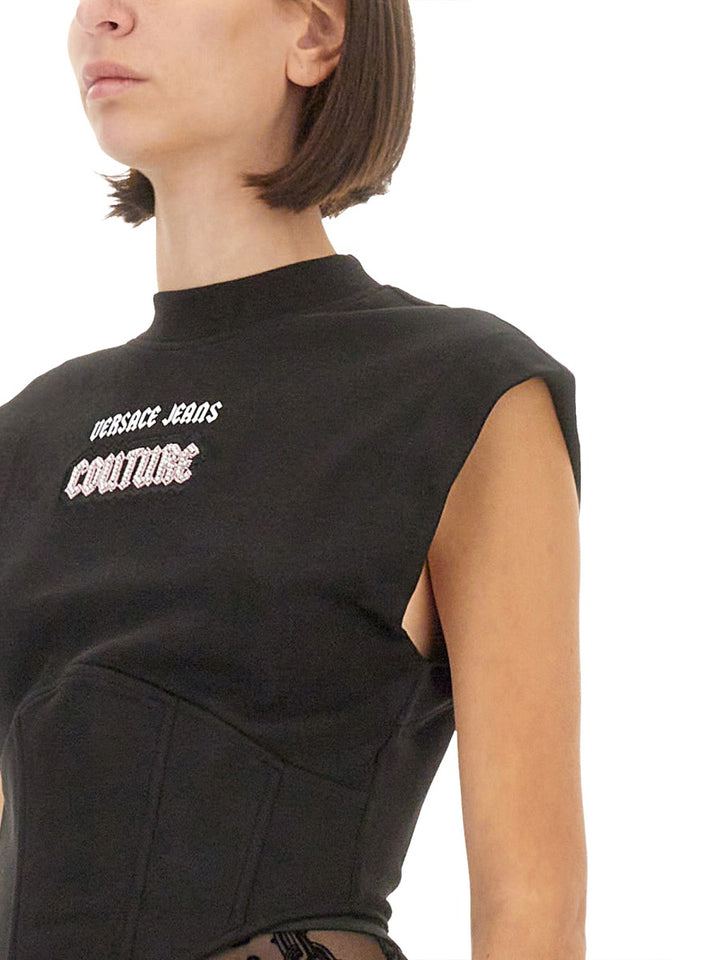 Versace Jeans Couture Tops - Black | Wanan Luxury