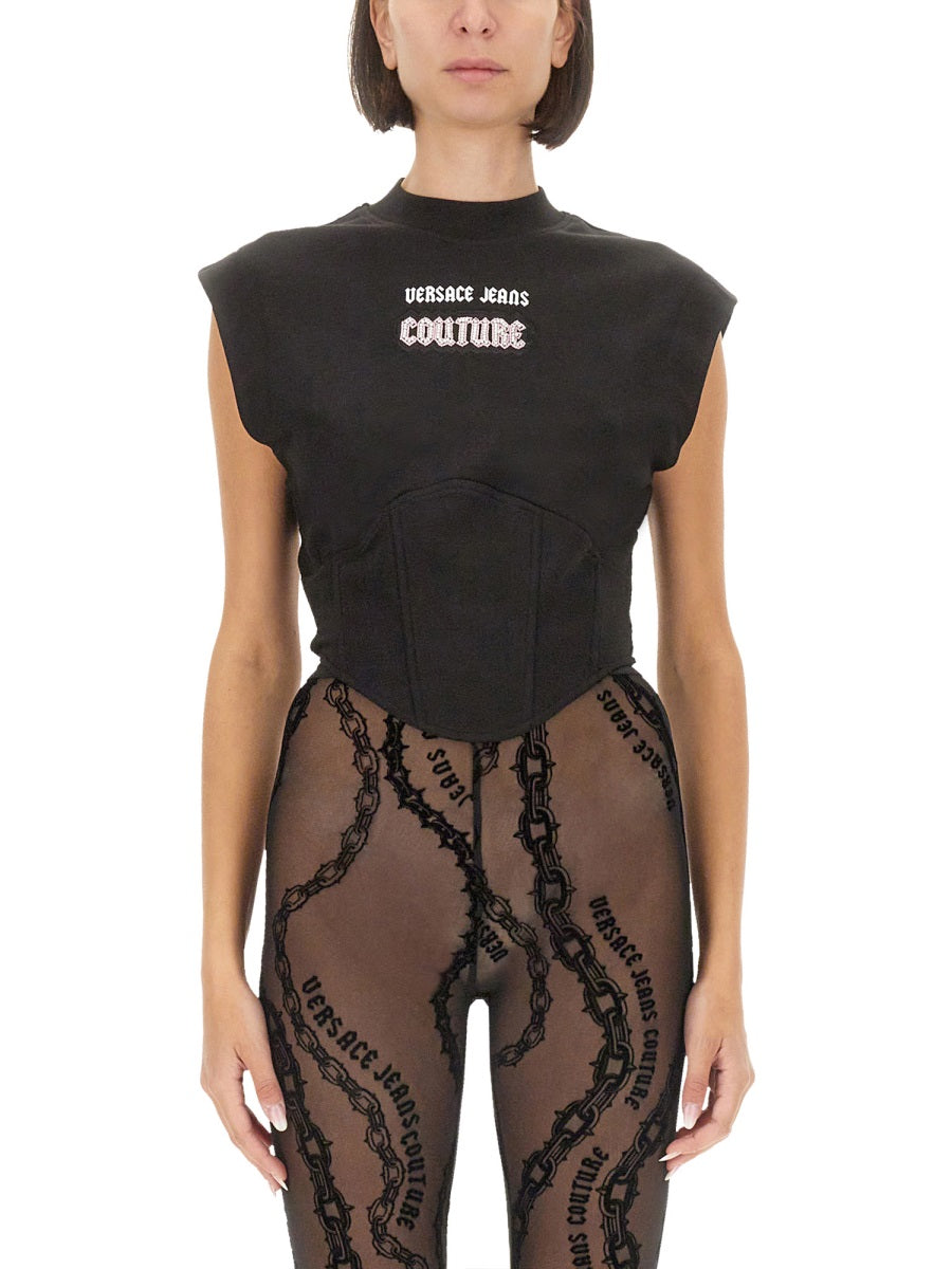 Versace Jeans Couture Tops - Black | Wanan Luxury
