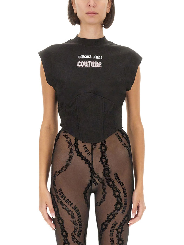 Versace Jeans Couture Tops - Black | Wanan Luxury