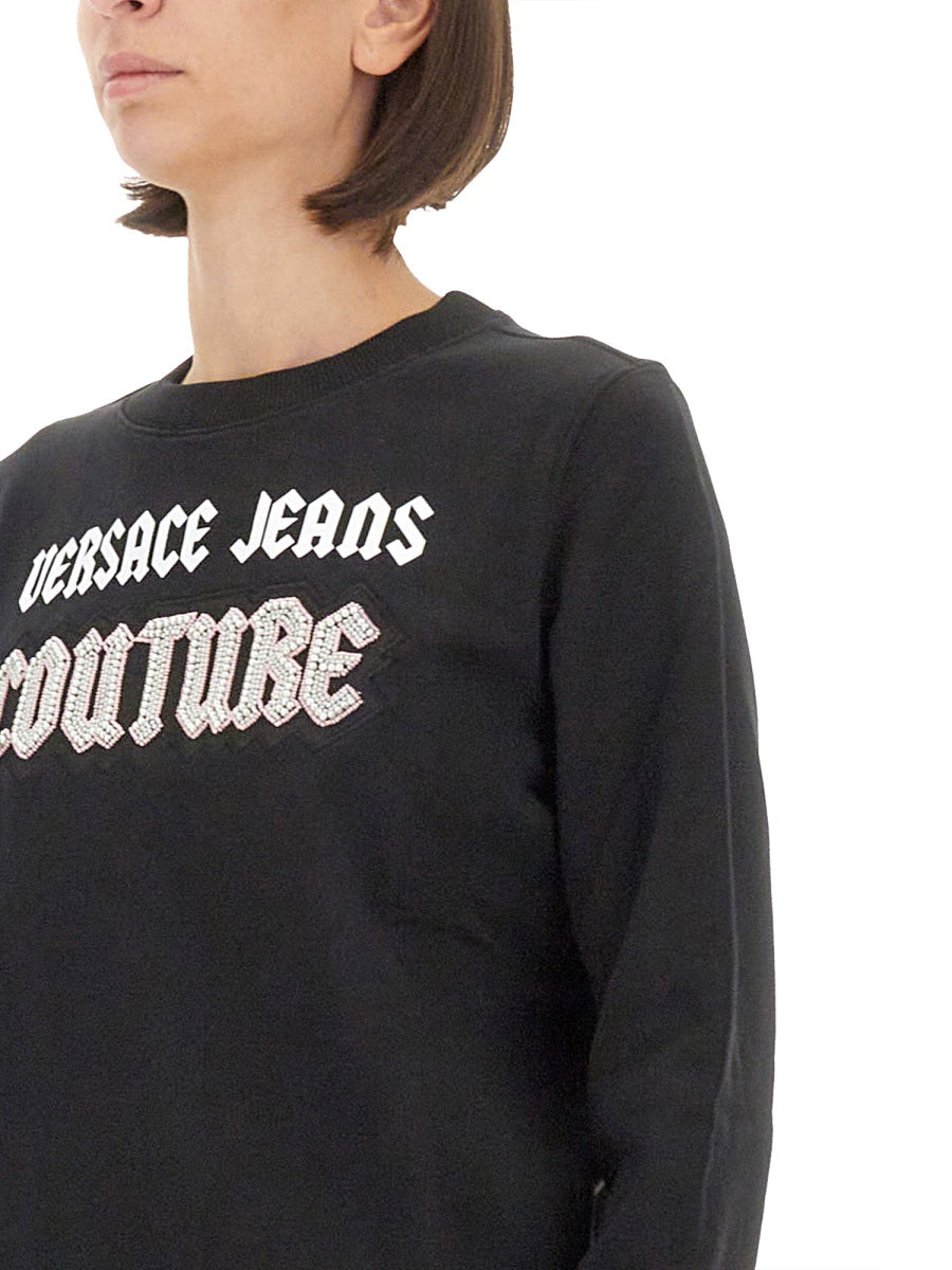 Versace Jeans Couture Sweatshirts - Black | Wanan Luxury