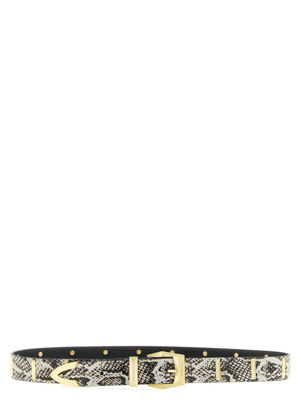 Python Belt Belts Gray