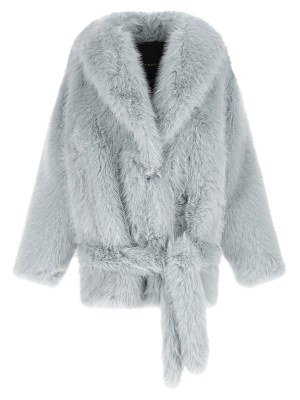 Faux Blouson Fur Light Blue