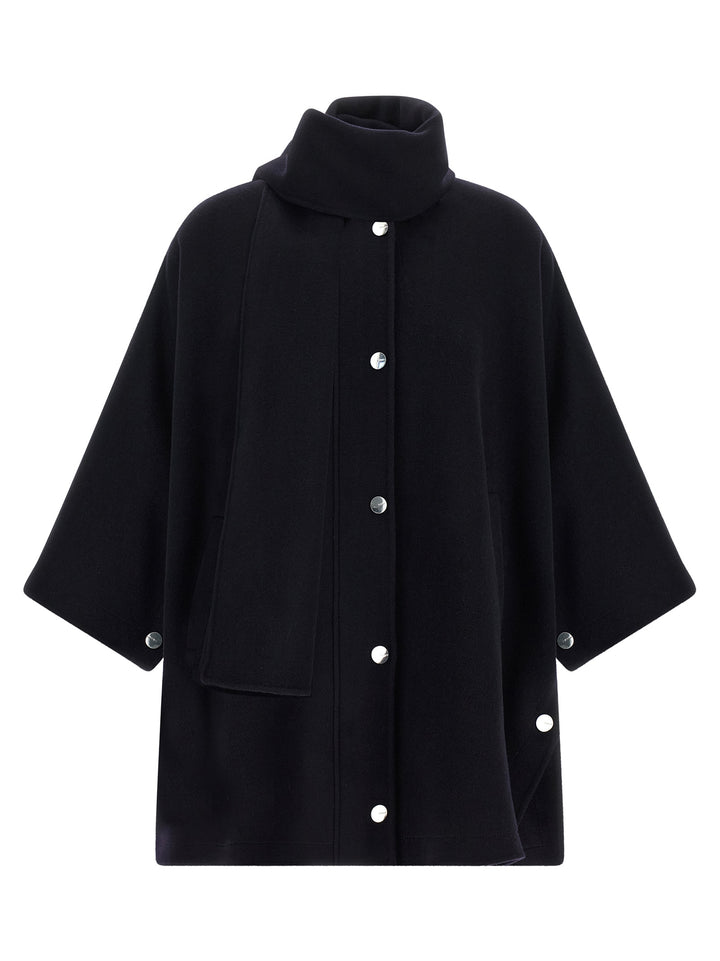 Pinko Caban Coat Coats and Trench Coats - Blue | d1a84463781a8c9823f3b7176c0e3f40bb66d77c
