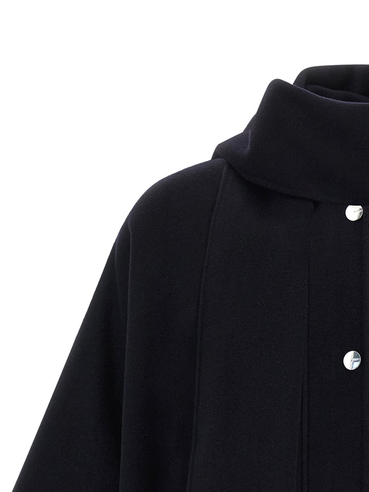 Pinko Caban Coat Coats and Trench Coats - Blue | 87edd93de4af385bf1cf740d07b5007eb1ad7ae3