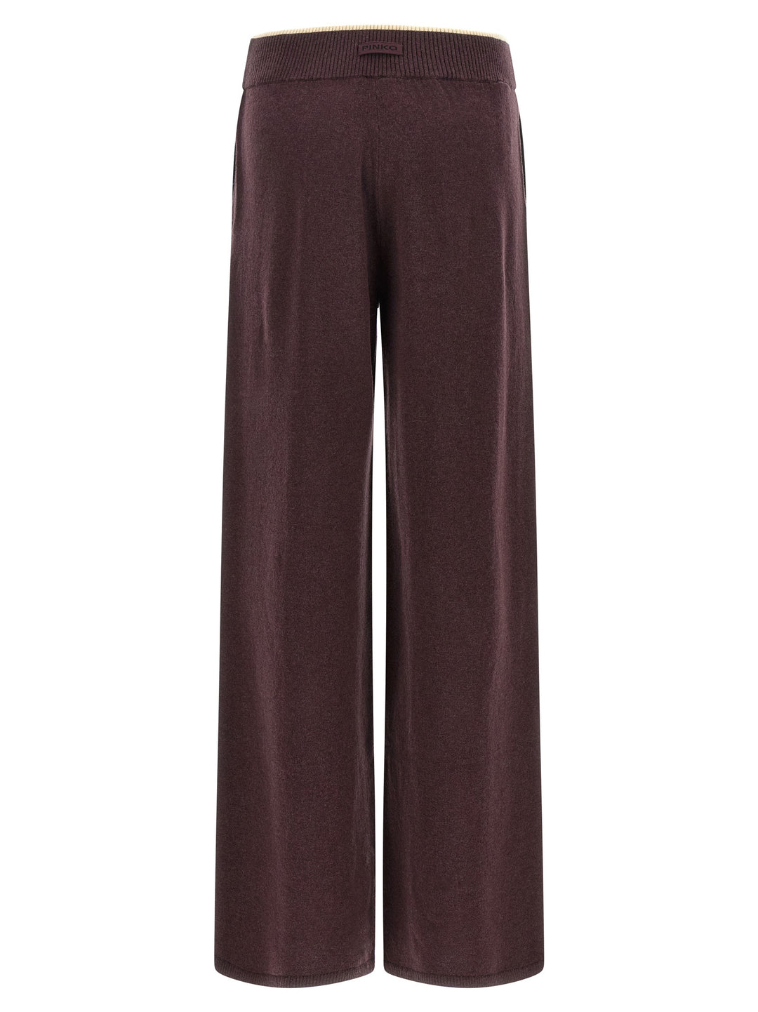 Pinko Mélange Knit Pants - Purple | 3159343e164b81fea10b03c89a9278b1b2a348ed