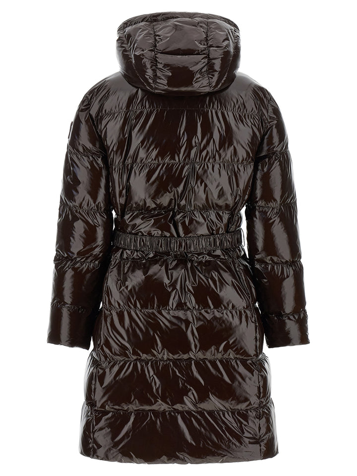 Pinko Love Birds Puffer Jackets - Brown | 2aba5d18109daa738176176409ebd0e1ff37a391