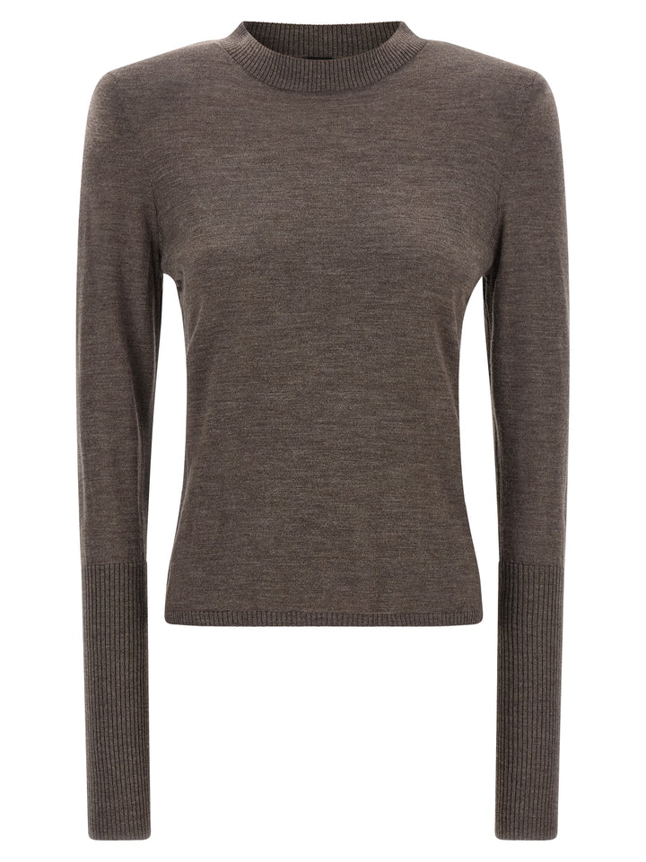 Pinko Padded Shoulder Sweater Sweaters and Cardigans - Brown | aaeeb7d7c6ccd51702f4cc70eff801398b87fa97