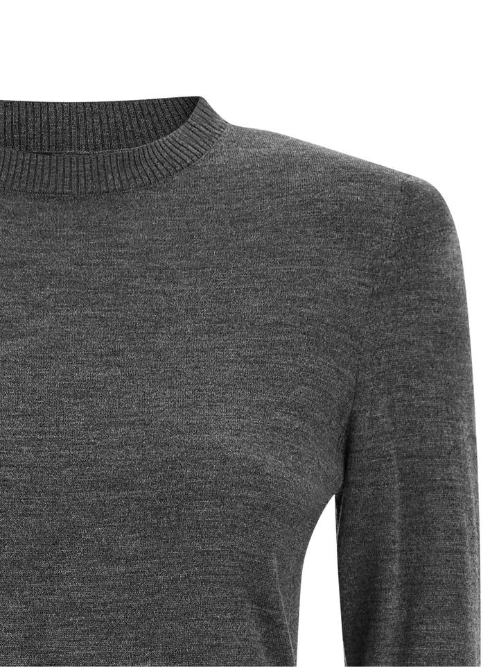 Pinko Padded Shoulder Sweater Sweaters and Cardigans - Gray | af6b794024f7c32f0b1cc78c81db20518bae9ab8