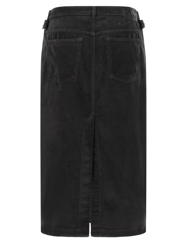 Pinko Corduroy Skirt Skirts - Black | fc29ce32e3b691897657deaa15f19c3c5354adbf