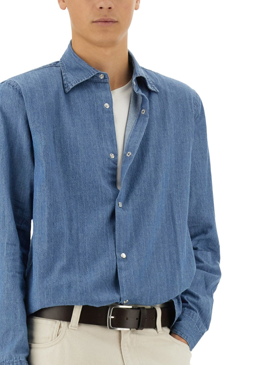 Aspesi Shirts - Blue | Wanan Luxury