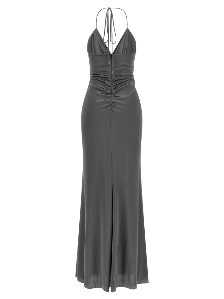 Pinko Front Knot Dress Dresses - Gray | c1c25b4ed16e5137fe377986d649ebfc37ac35f1