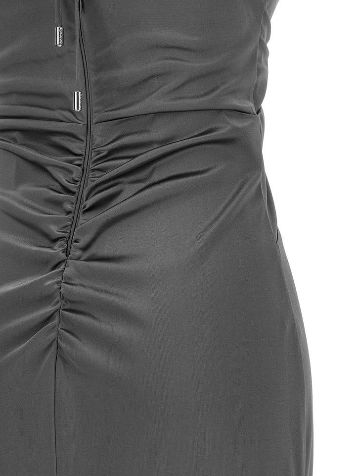Pinko Front Knot Dress Dresses - Gray | 29c9e3738fe65fc6cdd6f25f708bb23b22480f0f