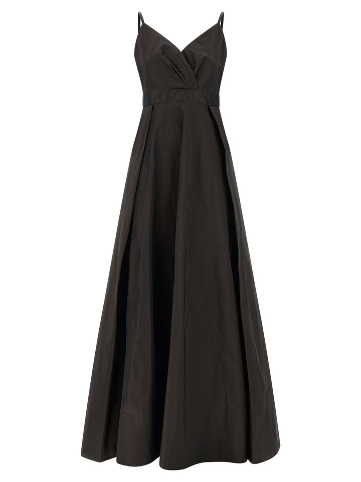 Pinko Maxi Dress With Bodice Dresses - Brown | 675b531c04a65bea89e062c840ecdfb05126dccb