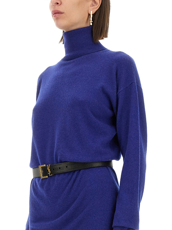 Saint Laurent Sweaters - Blue | e0e57eebe905d10c9ef6ecec70b824b4d6aa4e32