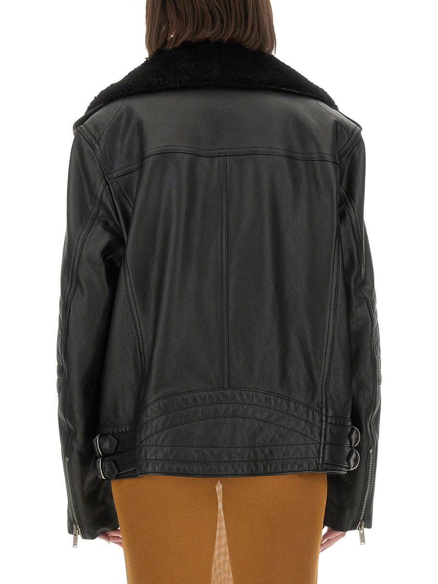 Saint Laurent Leather Jackets - Black | d1810ce3c873d47892609787e811c54e250f90db