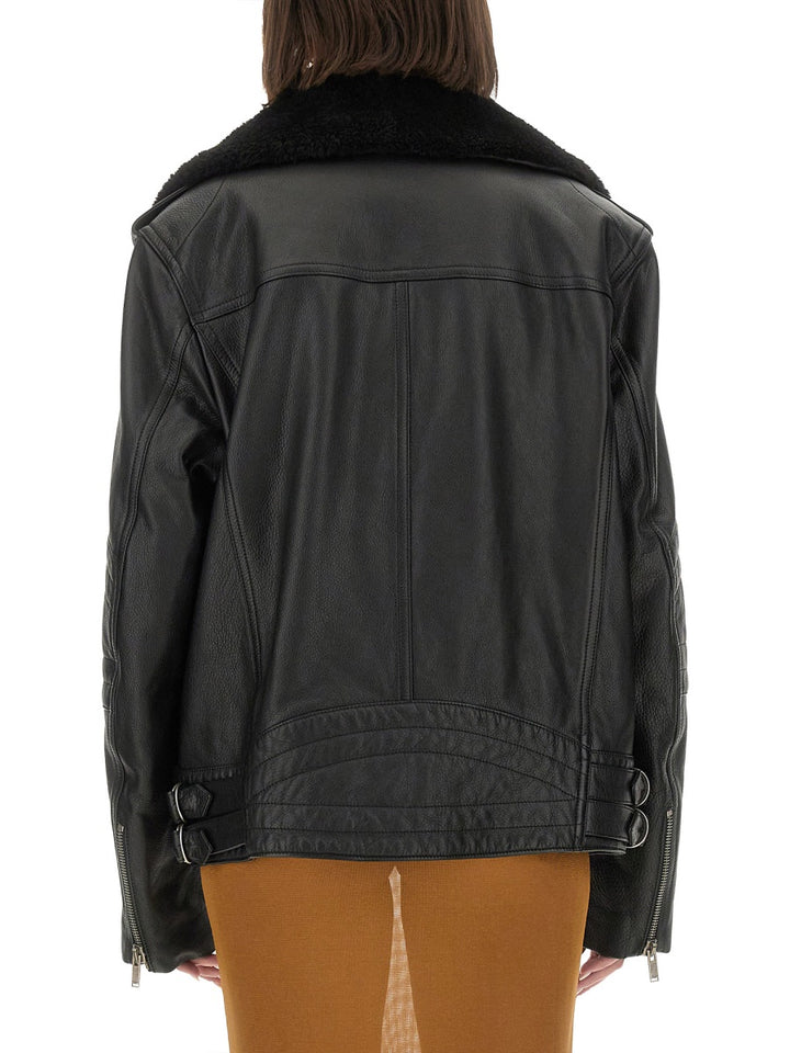 Saint Laurent Leather Jackets - Black | d1810ce3c873d47892609787e811c54e250f90db