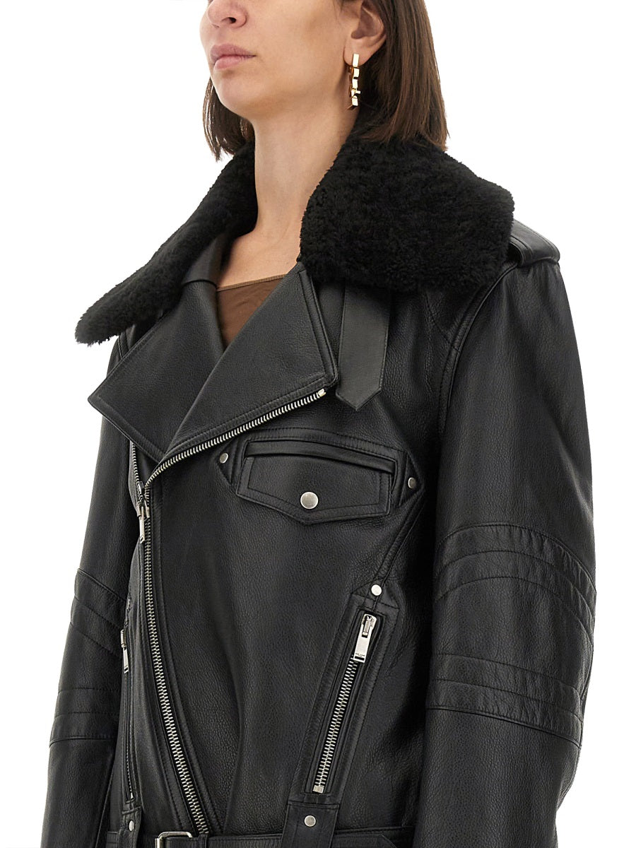 Saint Laurent Leather Jackets - Black | ec7604f32c53e95e26e9e571e3b900b30226310d