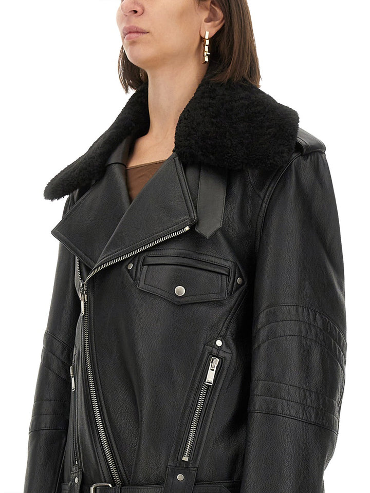 Saint Laurent Leather Jackets - Black | ec7604f32c53e95e26e9e571e3b900b30226310d