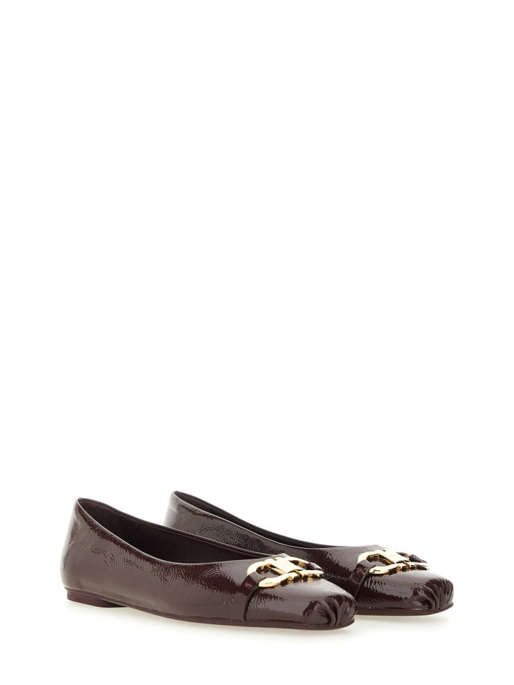 Ferragamo Flat Shoes - Burgundy | Wanan Luxury
