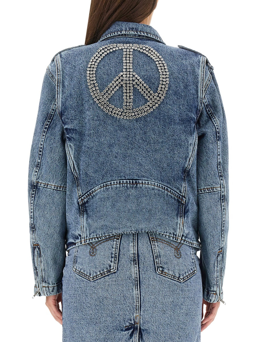 Moschino Jeans Jackets - Blue | Wanan Luxury