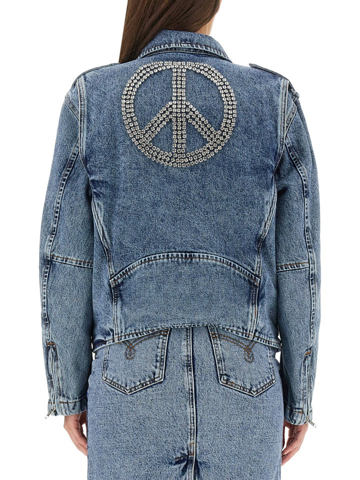 Moschino Jeans Jackets - Blue | Wanan Luxury
