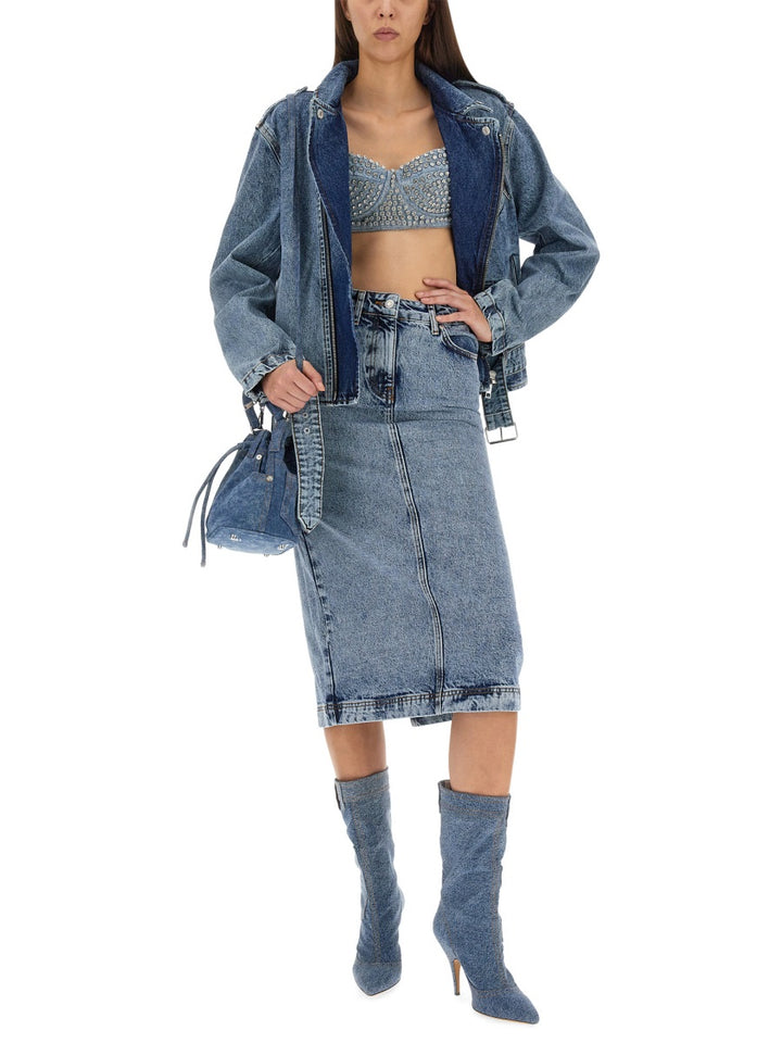 Moschino Jeans Jackets - Blue | Wanan Luxury