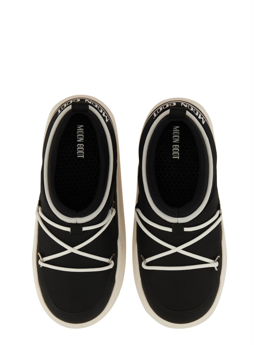 Moon Boot Flat Shoes - Black | Wanan Luxury