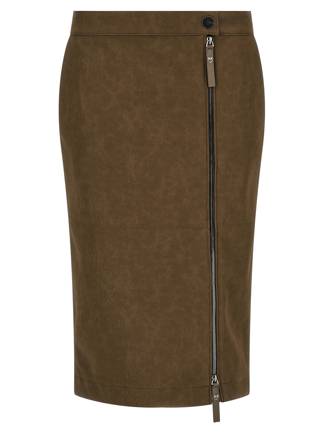 Pinko Skirt With Side Zip Skirts - Brown | dc431cbe92e7f766d36969028930a847cb06e68f