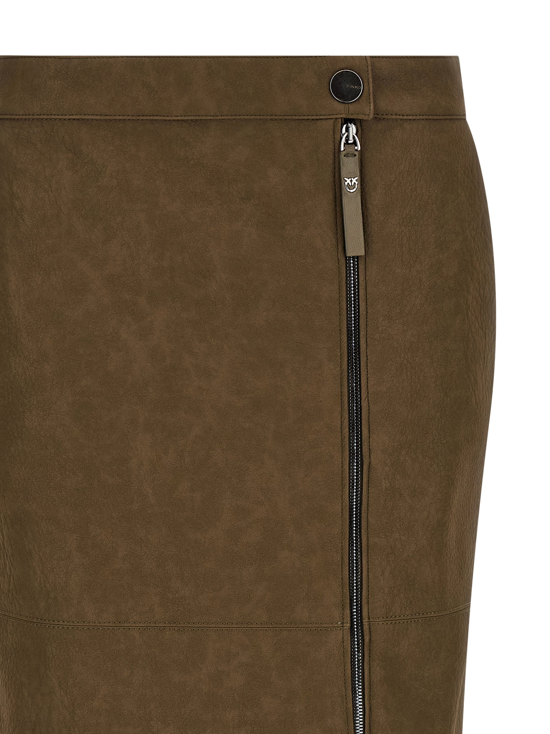 Pinko Skirt With Side Zip Skirts - Brown | 89b2d17ba3f69190a143d0d363901a1d7b063758